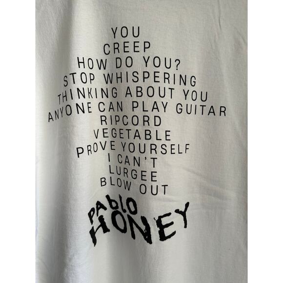 Radiohead Pablo Honey Tour Vintage T-shirt Reprint Oneita Tag - Picture 5 of 7